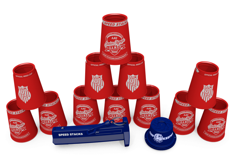speed stacks cups and mat